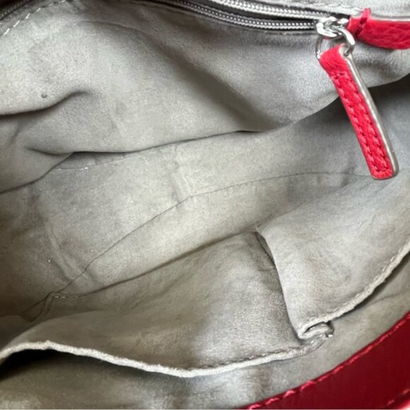 Vince Camuto Rio Red Leather MAKA Crossbody Bag VC-MAKA-CB Purse - Picture 12 of 16